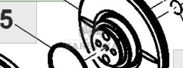 John Deere 8130 8230 8330 8430 8530 Tłok Tłoczek Płytka Skrzyni IVT CZĘŚĆI R205578 RE252518-1