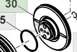 John Deere 8130 8230 8330 8430 8530 Tłok Tłoczek Płytka Skrzyni IVT CZĘŚĆI R205578 RE252518