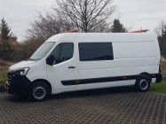 Renault Master 6-OSÓB L3H2 BRYGADÓWKA DŁUGI WYSOKI KLIMA KRAJOWY MOVANO BLASZAK