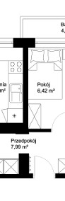 3 pokoje, 48 m, duży balkon, widna kuchnia, Metro Szwedzka-4