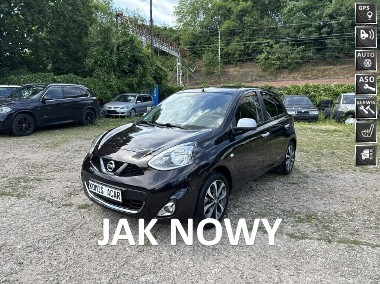 Nissan Micra IV N-TEC 1.2i-80KM-Serwisowany-Bezwypadkowy-Navigacja-Klimatronik-PDC-A-1