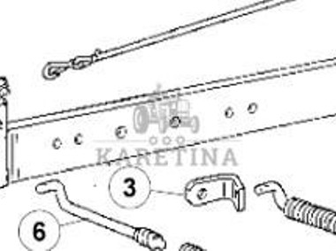 CLAAS RENAULT ATLES 936 RZ V5 Dźwignia Dolna Zaczep Hak 7700055162 6005023302-1