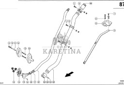 Claas Lexion 580 PŁYTKA METALOWA 0006837301 (Elektryka, szybkozłącze)