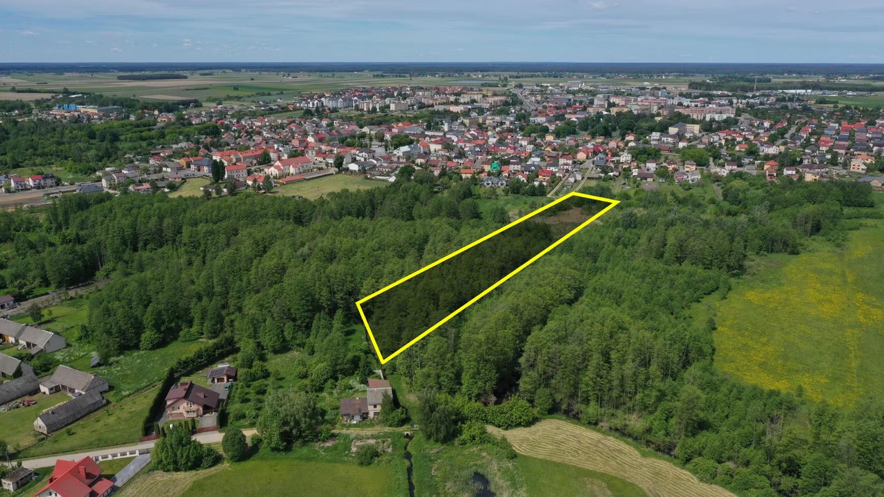 Działka rolno-leśna w Kolnie – 1,1850 ha, kolneński