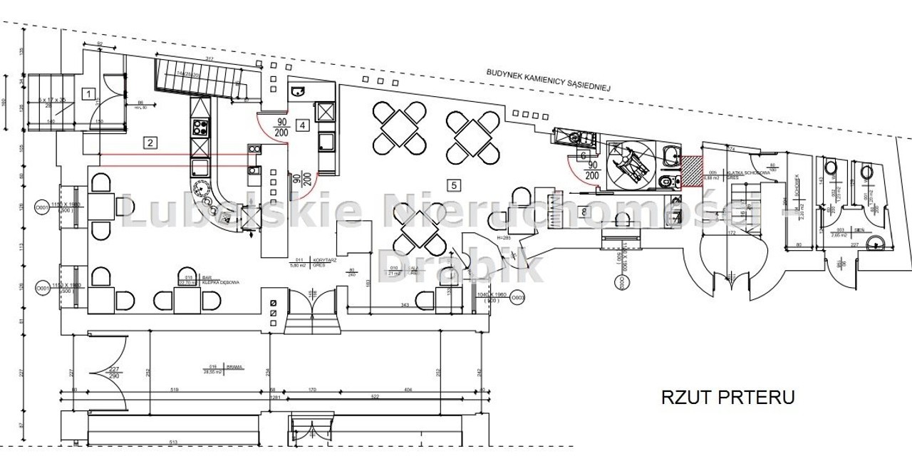 Lokal handel gastro usługi 140 m² Centrum Lublin - Widok 2