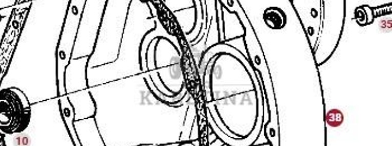 Fendt Favorit 514 Obudowa Osi CZĘŚCI 524101150190-1