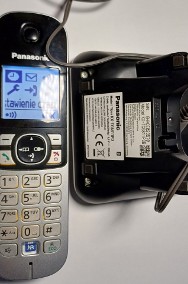 Telefon Stacjonarny marki PANASONIC bezprzewodowy PL+100% Sprawny- Mało Używany-2