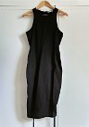 Nowa czarna sukienka Nelly 42 XL 40 L bawełna czerń dopasowana regulowana