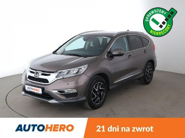 Honda CR-V IV navi, led, klima auto, grzane fotele, kamera i czujniki parkowania-1