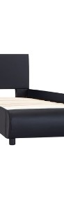 vidaXL Rama łóżka z LED, czarna, sztuczna skóra, 100 x 200 cm 285481-3