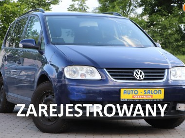 Volkswagen Touran I klimatronic, 6-bieg,tempomat,zarejestrowany-1