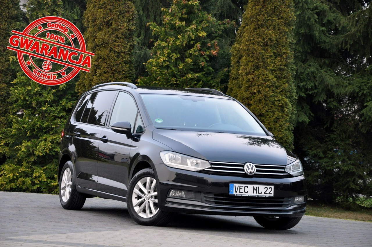 Volkswagen Touran III 1.6TDI(115KM)*Automat*Radar ACC*Klimatronik*Reling*Welur*Alu17