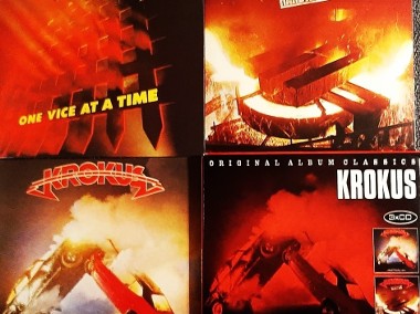  3 X CD Super Zestaw Zespołu ostrego Hard Rock-a KROKUS Nowy Folia !-1