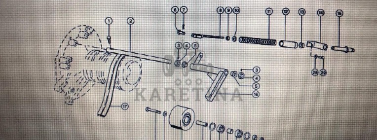 Rolka napinacza Claas Mega 370-340 Nr katalogowy 000 629 022 2-1