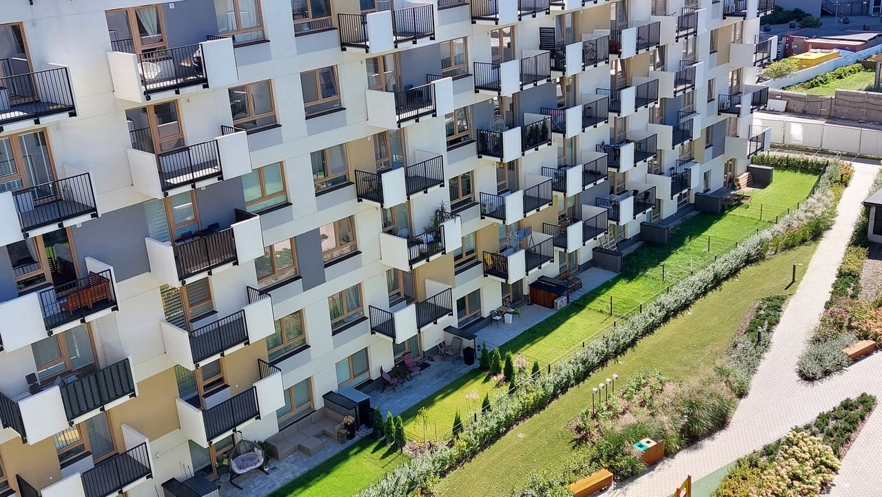 Nowy 2 pokojowy apartament 42,6 m² z ogródkiem 26 m² - Widok 4