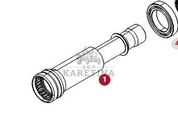 Fendt 930 933 936 939 942 Vario Gen 6 Wał Wybieraka CZĘŚCI 530101320052