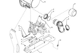 New Holland T6070 Reman-diesel particulate filter muffler doc cluster 9.5x3.3 hp 47536446R