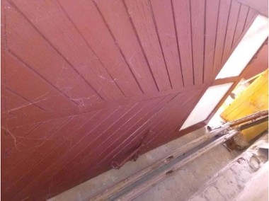 Drzwi garażowe warsztatowe wrota garażu warsztatu drewniane 214x131x4-1