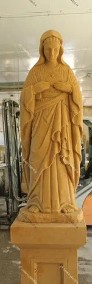 Rzeźba Matki Boskiej z piaskowca-4