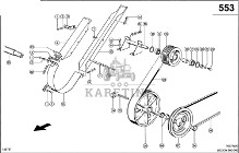 Claas Lexion 560 KOŁO PASOWE 0006672661 (Napęd młocarni)