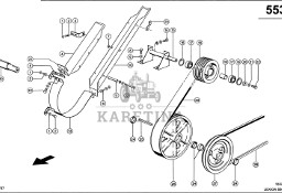 Claas Lexion 560 KOŁO PASOWE 0006672661 (Napęd młocarni)