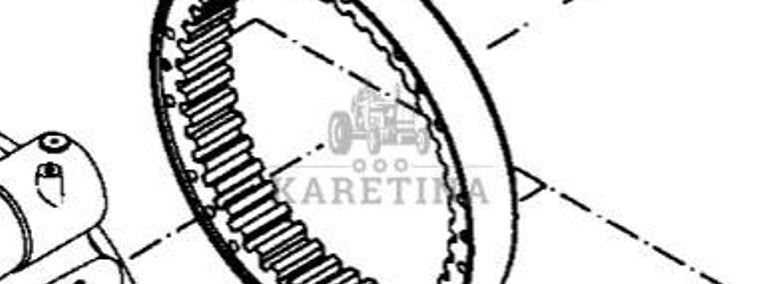 Fendt 414 415 Vario Koło Zębate Koronowe Tylnej Osi Zwolnicy 411151150023-1