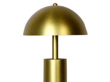 Złota metalowa lampa stołowa GYSTA-1