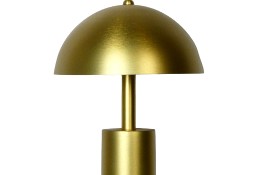 Złota metalowa lampa stołowa GYSTA