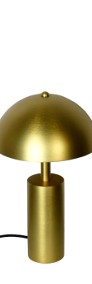 Złota metalowa lampa stołowa GYSTA-3