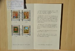 Watykan Sc648-651 św. Stanisław + Katedra Kraków Karnet-Folder FDC