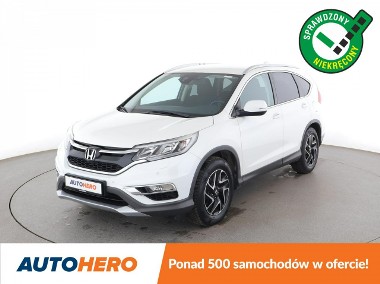 Honda CR-V IV Elegance niski przebieg navi kamera grzane fotele Bluetooth tempomat-1