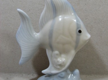 Figurka Porcelanowa  Hiszpańska Valencia Ryba Skalar-1