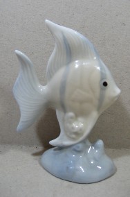 Figurka Porcelanowa  Hiszpańska Valencia Ryba Skalar-2