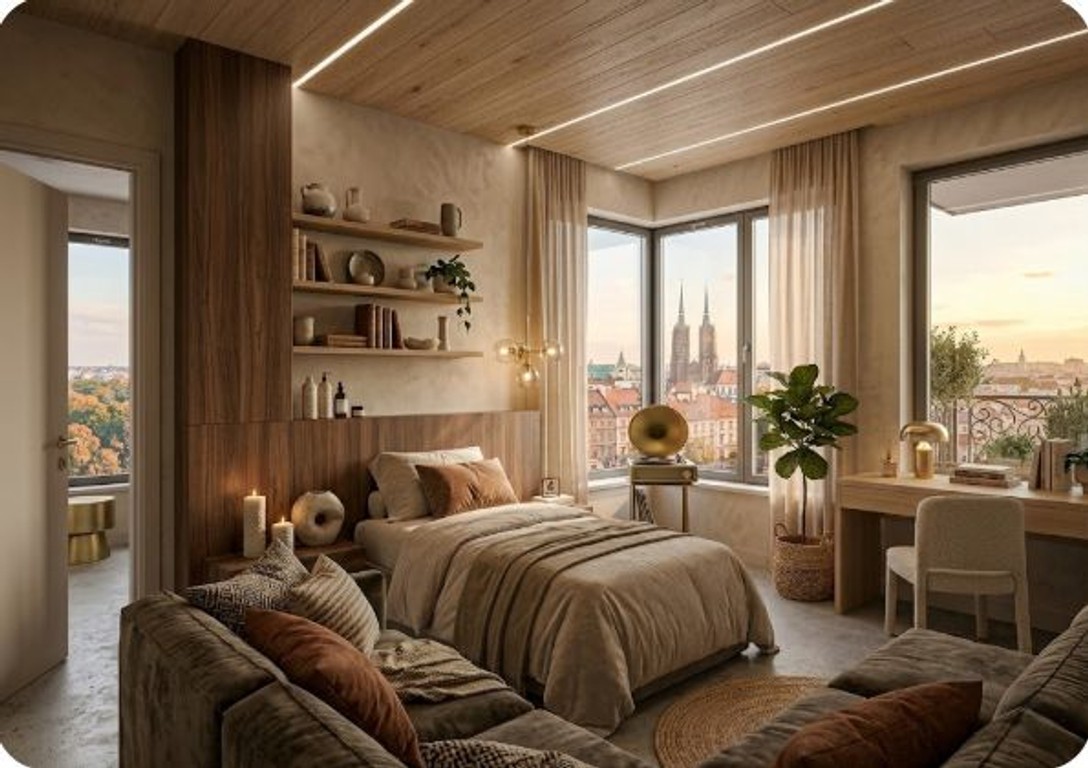 LOFT | 4 pokoje | 3,3m wysokości | DUŻO miejsca – pohled 4