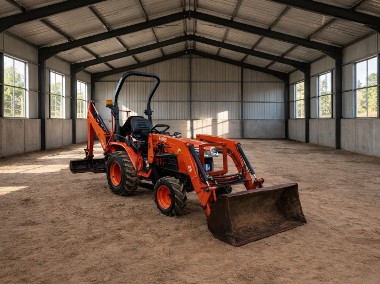 ROLNICZY TRAKTOR Kubota B2530 – ciągnik z ładowaczem czołowym i koparką-1