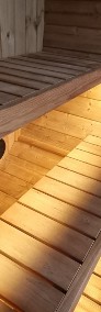 Sauna tarasowa 160 cm z oknem pół-panoramicznym PÓŁKSIĘŻYC z termodrewna-3