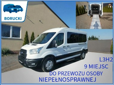 Ford Transit VIII 9 osób, przewóz osoby niepełnosprawnej, rampa, obustronne drzwi bocz-1