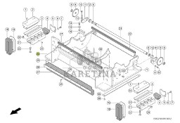 Claas Jaguar 970 - corncracker - obudowa 0001255421