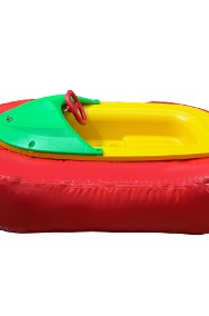 Łódka dmuchana ponton elektryczna łódeczka dla dzieci czerwona pomarańczowa 75kg-2