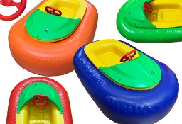 Łódka dmuchana ponton elektryczna łódeczka dla dzieci czerwona pomarańczowa 75kg