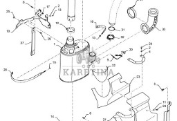New Holland T6090 T6070 Rura ukladu wydech 84358935