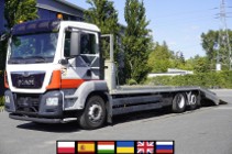 MAN TGA TGS 26.420 6x2 / Laweta CVIM Tepematic 14t / Oś skrętna / pilot 259838
