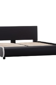 vidaXL Rama łóżka z szufladami, czarna, sztuczna skóra, 120x200 cm 284950-2