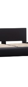 vidaXL Rama łóżka z szufladami, czarna, sztuczna skóra, 120x200 cm 284950-3