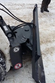  Pług śnieżny dla miniładowarek hydrauliczny wychył-2