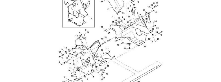 John Deere 960 - Rama DC220043 (Podbieracz)-1