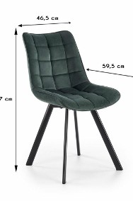 Krzesło model K332 ciemno zielone-2