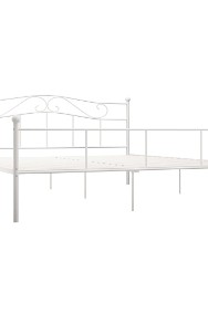 vidaXL Rama łóżka, biała, metalowa, 180 x 200 cm284521-2