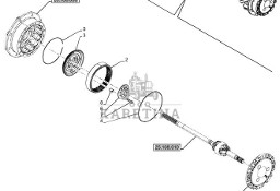 New Holland T6070 Koło zębate koronowe 68t 5102130