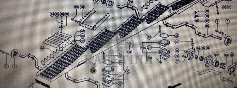 Wał wytrząsaczy do Claas Mega 370-340-1